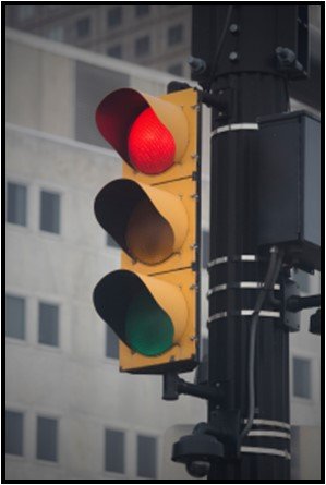 Red stop-light
